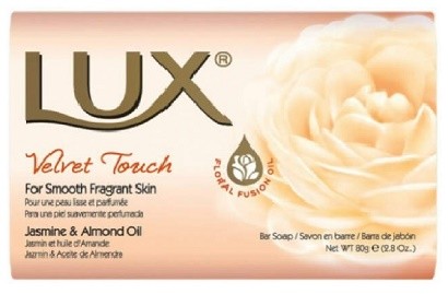 TM LUX Velvet Touch bílé 80g TM LUX Velvet Touch bílé 80g - Kosmetika Hygiena a ochrana pro ruce Tuhá mýdla